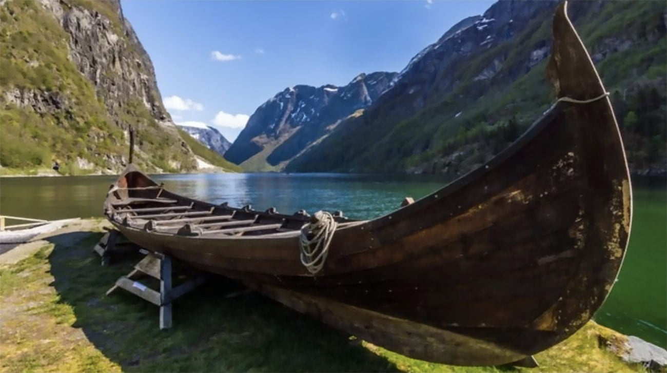Imagem de navio viking 