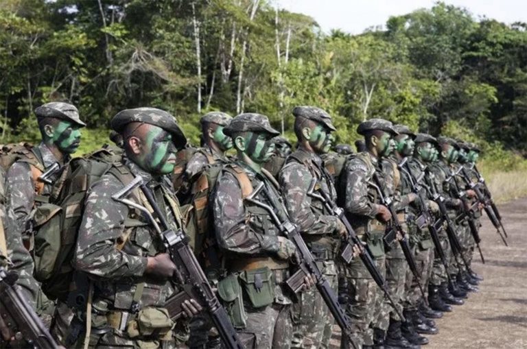 Imagem da operação Verde Brasil 2 na Amazônia