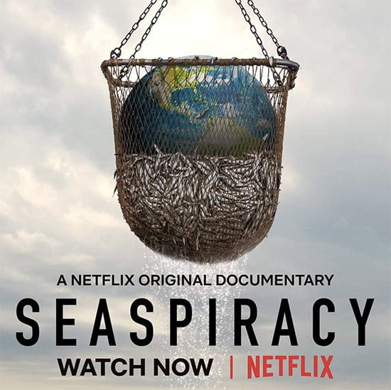 Imagem de cartaz do documentário Seaspiracy