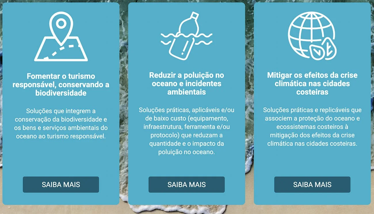 Infográfico mostra desafia da conservação do oceano