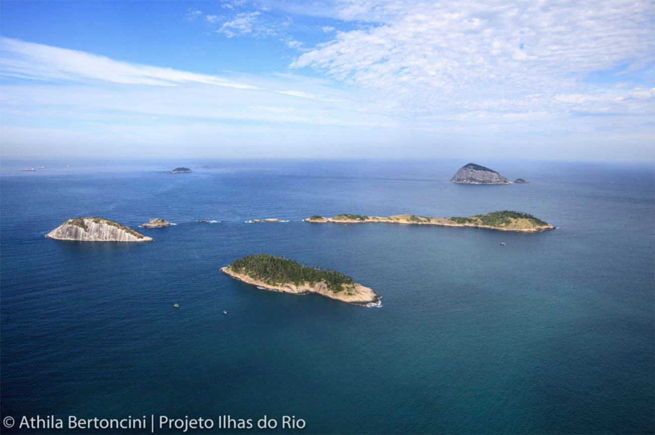 Imagem das ilhas Cagarras, RJ