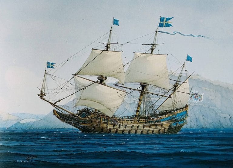 Pintura do navio VASA 
