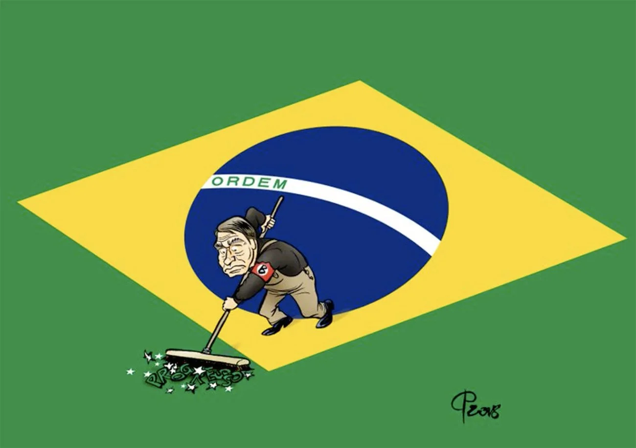 Ilustração da bandeira brasileira