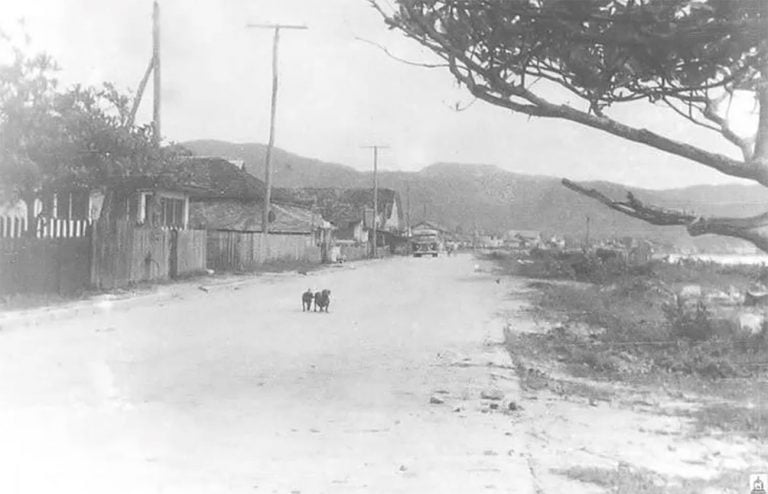 Imagem do Balneário de Camboriú em 1950
