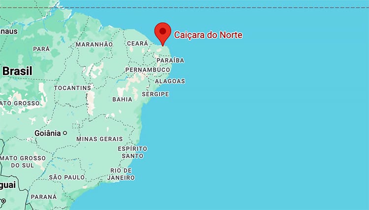 Caicara do Norte, mapa