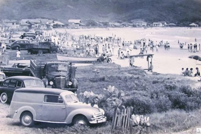Imagem do Balneário de Camboriú em 1958