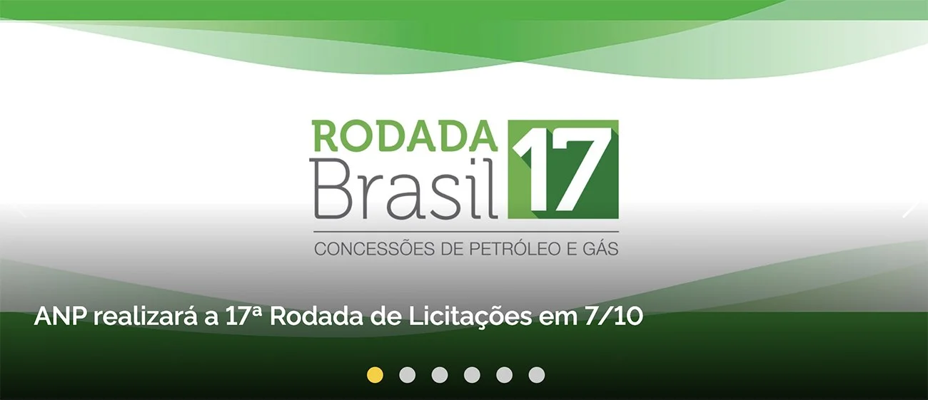Cartaz da ANP chama para rodadas de licitações de petróleo no Atol das Rocas e Fernando de Noronha