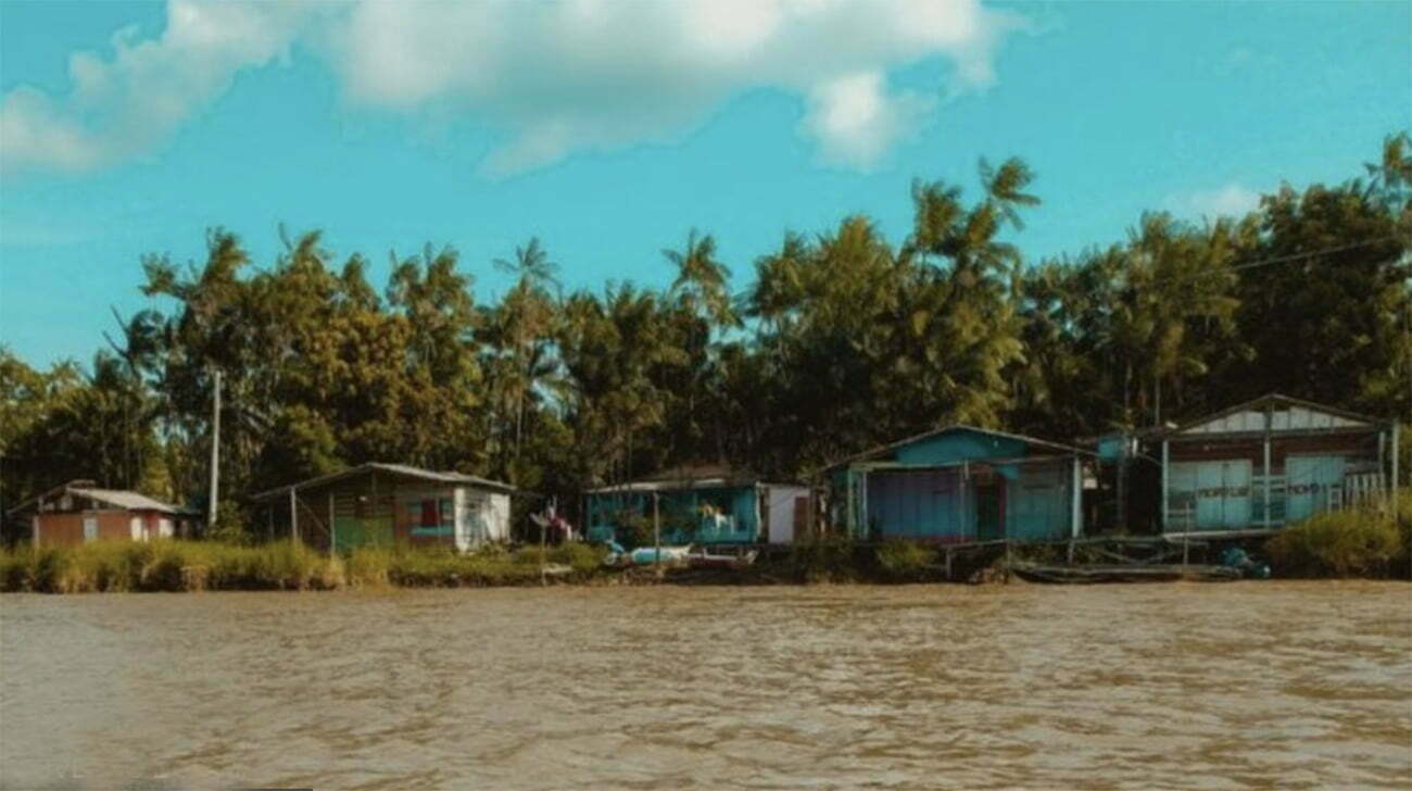 Imagem de vila em Bailique, Amapá