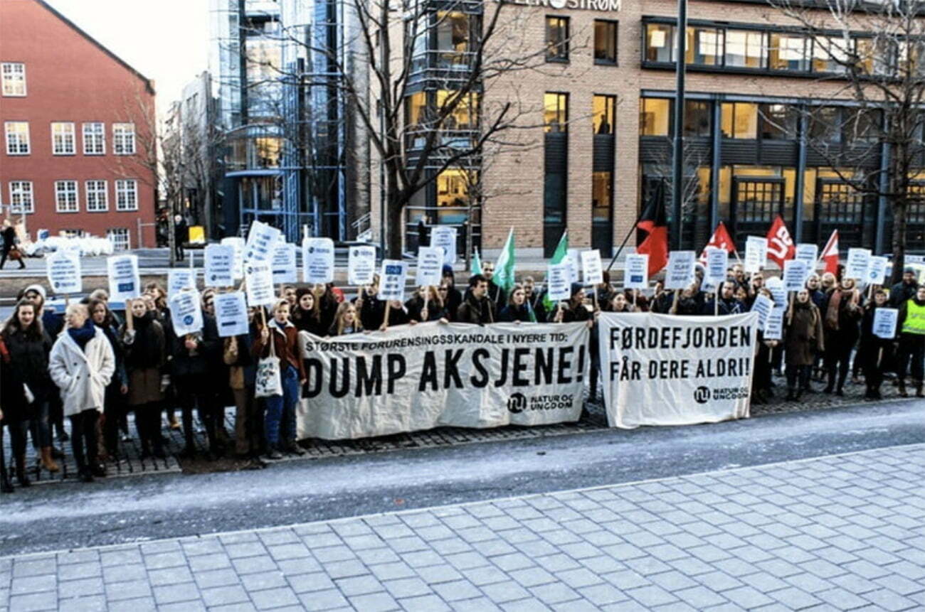 Imagem e protesto nas ruas de Oslo
