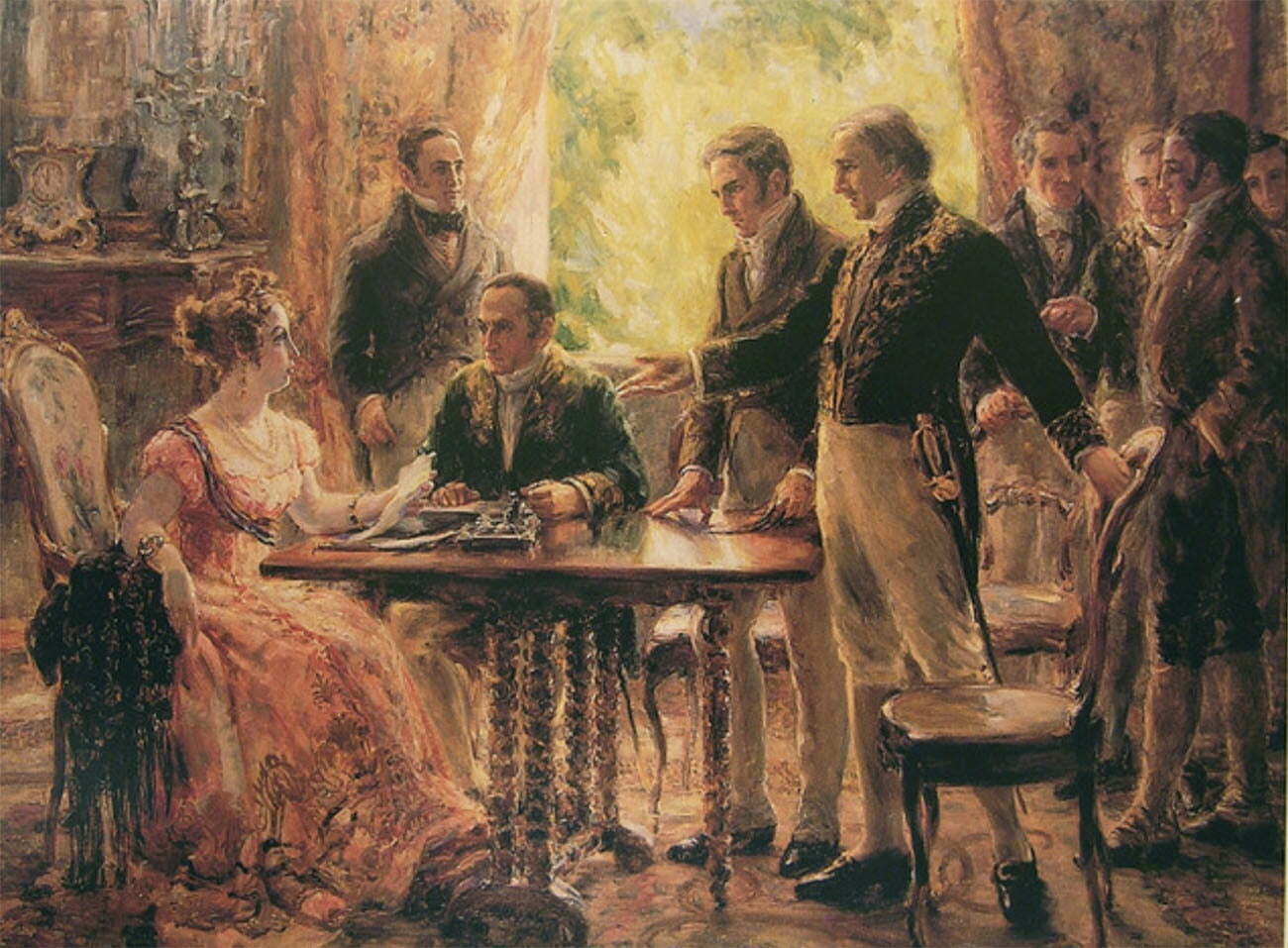 Pintura de José Bonifácio de Andrada e Silva 