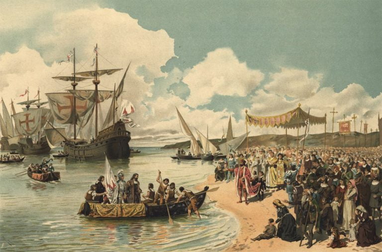 A partida de Vasco da Gama para a Índia em 1497