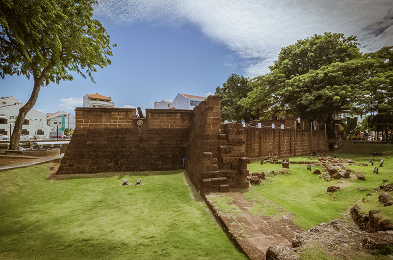 imagem da Fortaleza de Malaca