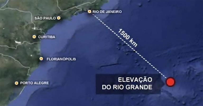 mapa da elevação do Rio Grande