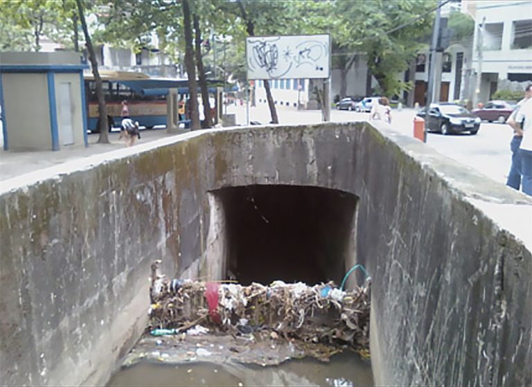 O Rio Carioca no Cosme Velho