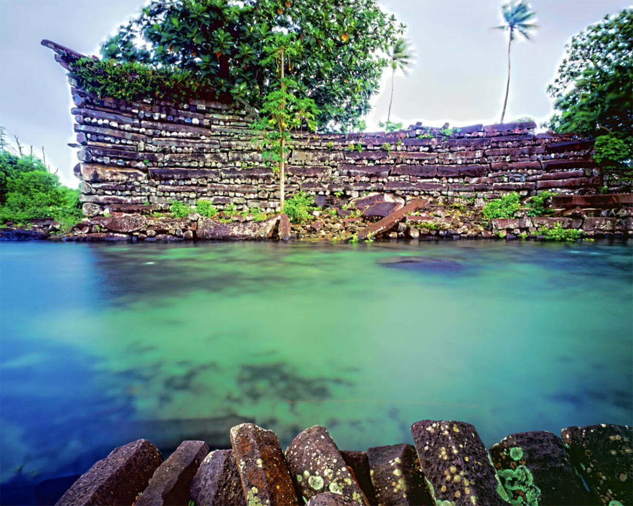 ruínas de Nan Madol na ilha de Pohnpei