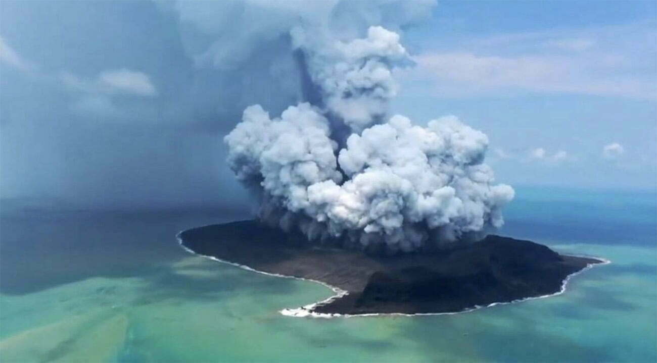 erupção de vulcão 