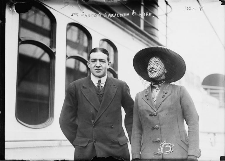 Shackleton e sua esposa