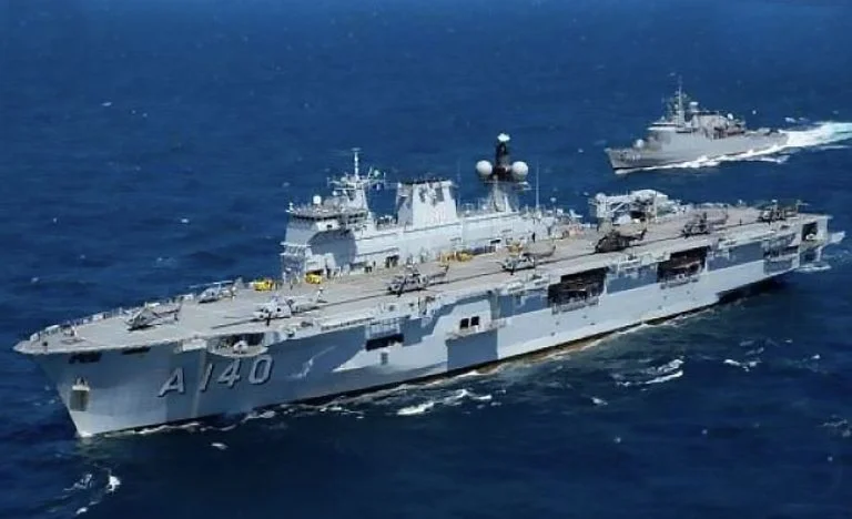 Atlântico nau capitânia da Marinha do Brasil