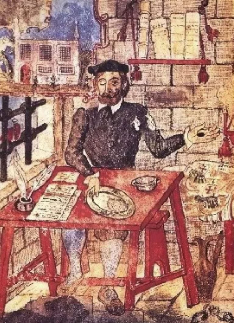 Pintura de Luís de Camões autor de Os Lusíadas