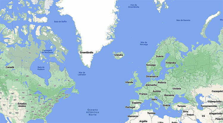 área das navegações vikings