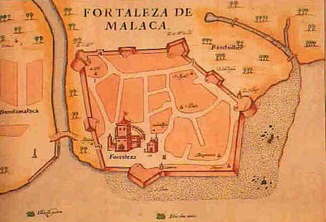 Fortaleza de Malacca 1630 