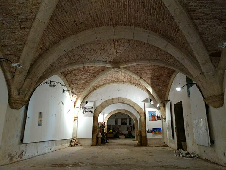 corredor interna em estilo manuelino da fortaleza de Mazagão.