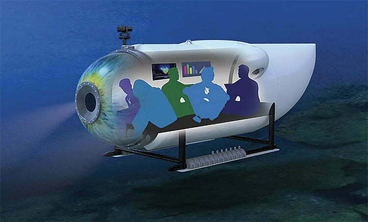 Ilustração de submarino 