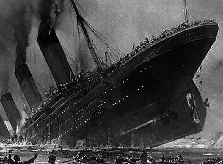 Naufrágio do Titanic.