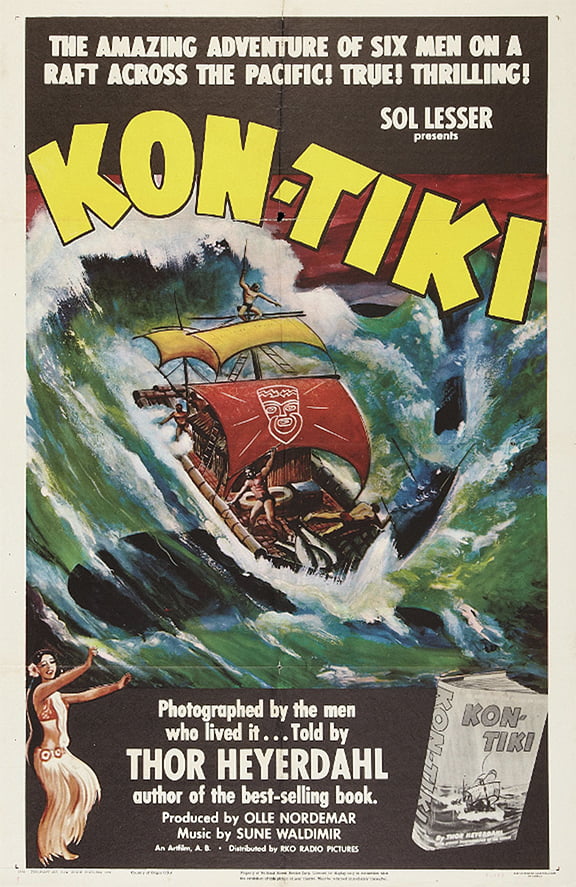  cartaz do livro Kon Tiki