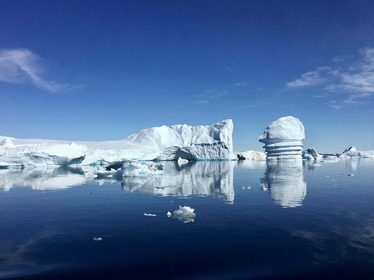 A baía de Melville iceberg