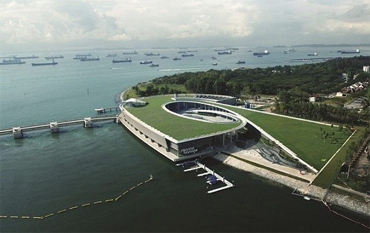 barragem em Singapura