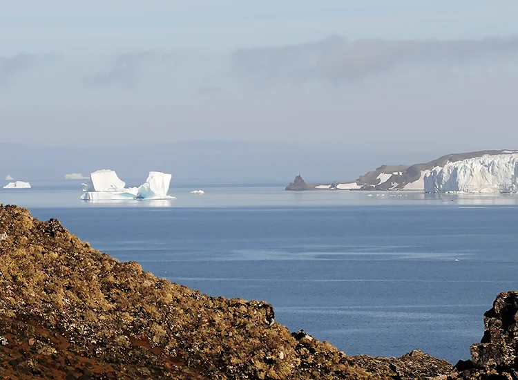 Paisagem na Antártica