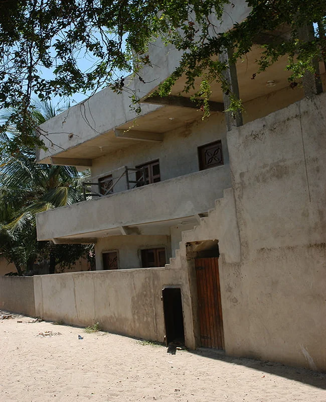 construção na vila de Jericoacoara