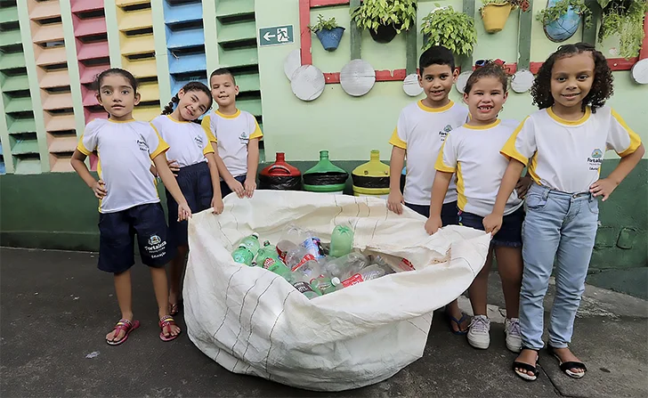  crianças de Fortaleza terão educação ambiental.