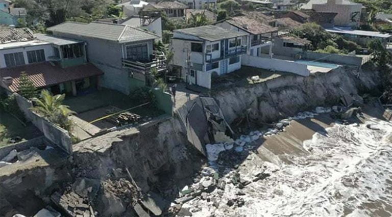 Erosão em Florianópolis