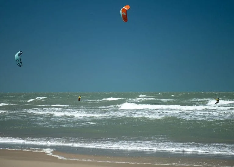 kitesurf na praia do Preá, Ce