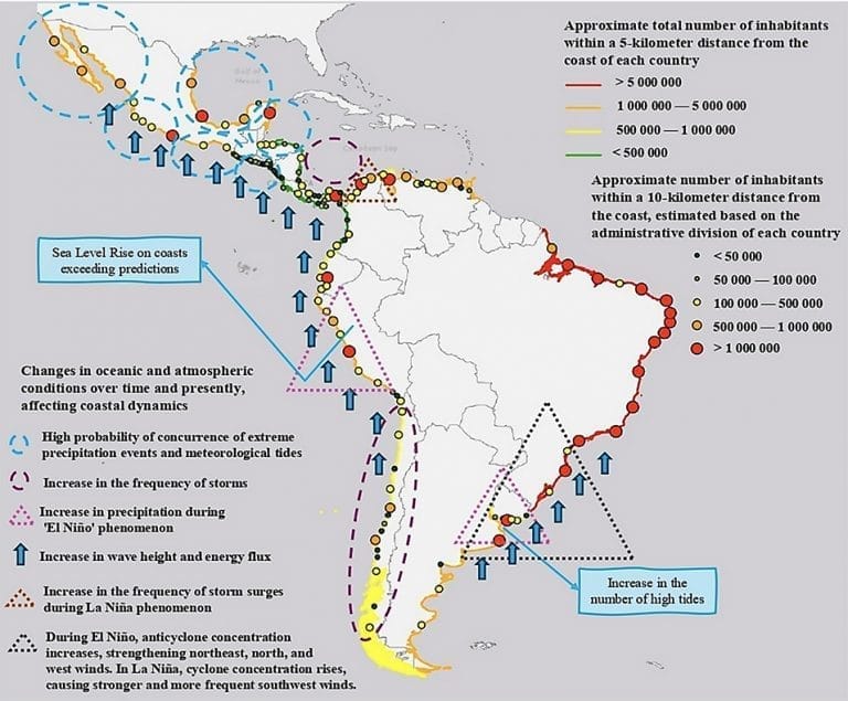 Mapa da América do Suk