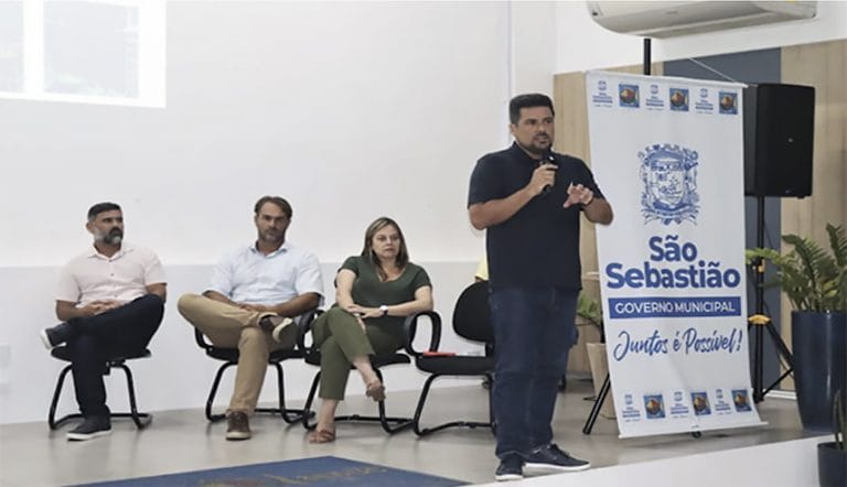 ICC no Lançamento do Programa “São Sebastião Resiliente”.