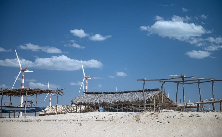 parque eólico e rancho de pesca 