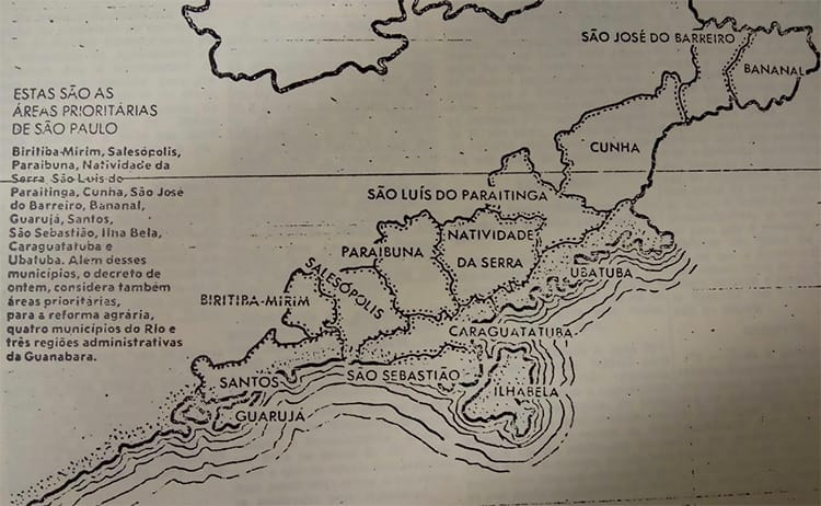 Áreas prioritárias para a reforma agrária