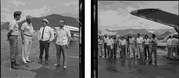 Mário Andreazza em visita à Ubatuba