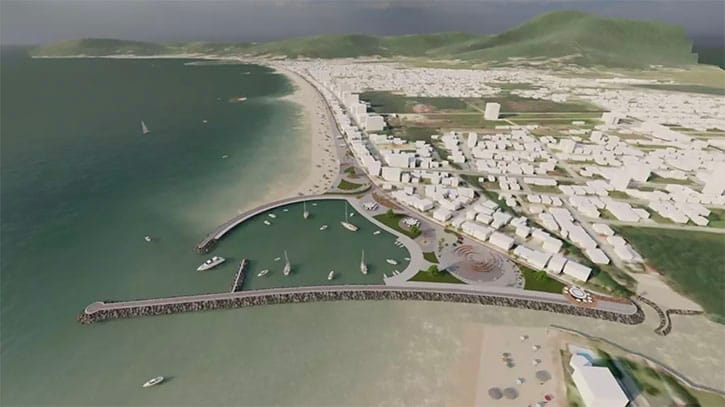 Molhes nos rios Perequê e Perequezinho