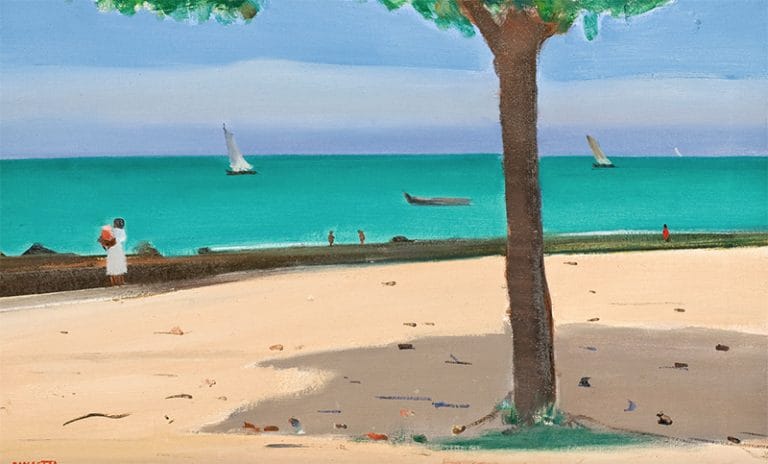 óleo sobre tela, Mar Grande