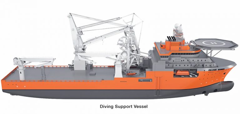 Navio de poio ao mergulho