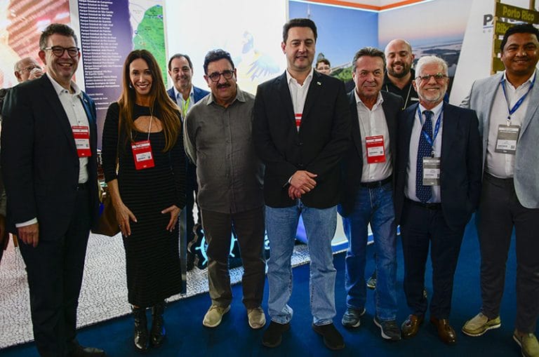 Ratinho Junior , governador do Paraná, e Ernani Paciornik