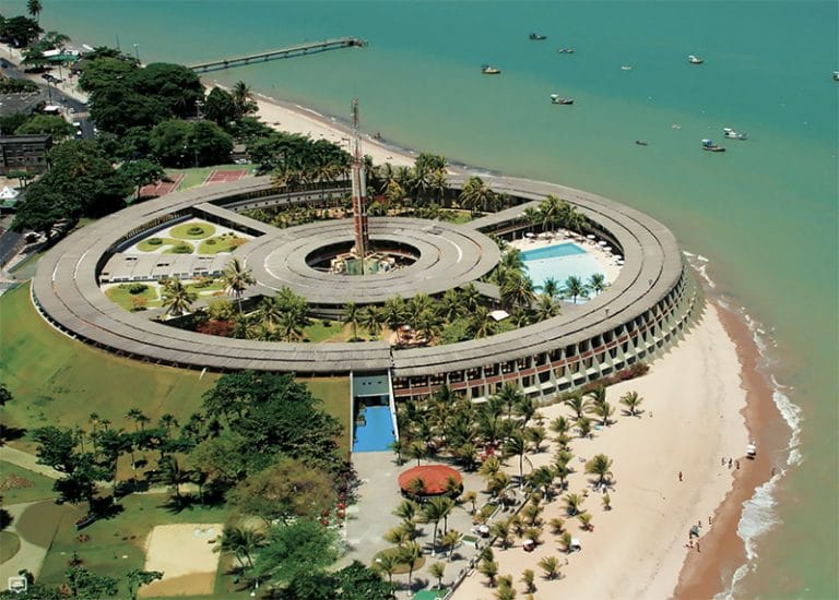 Hotel Tambaú na praia de João Pessoa