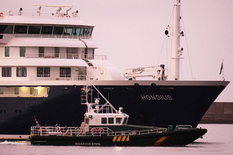 Cruzeiro Hondius em Tenerife Ilhas Canarias