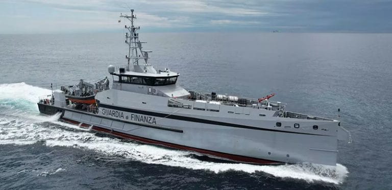 Navio autônomo de patrulha Damen Stan 6009.