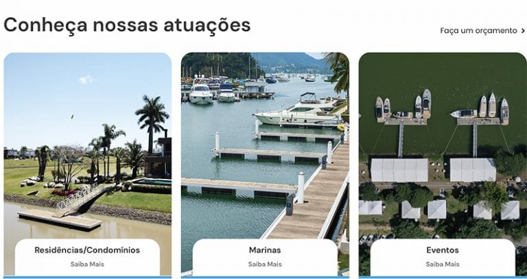 Site do grupo Náutica