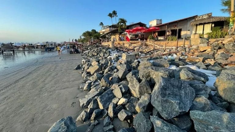 Erosão em Jericoacoara 